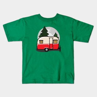Little Red Camper Kids T-Shirt